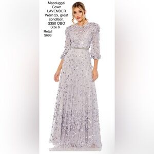 Macduggal Lavender Gown